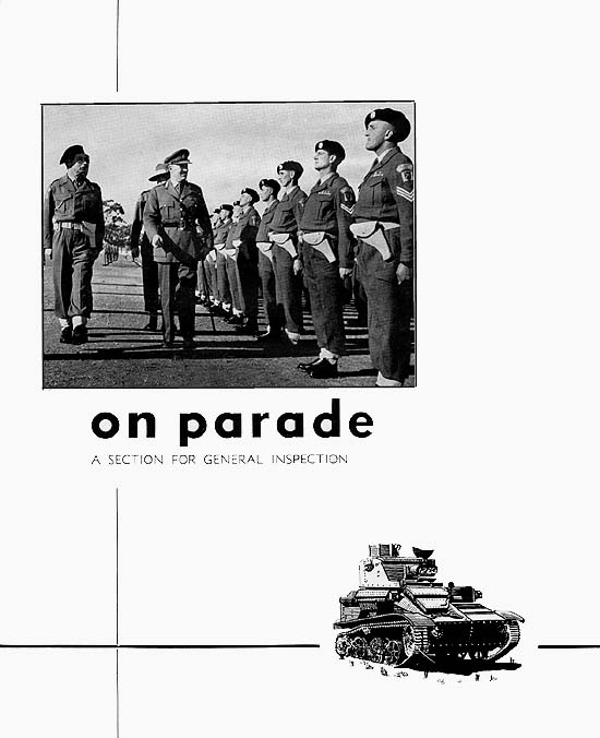 cover page - on parade